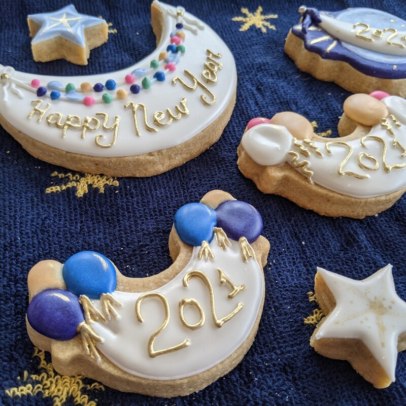 Happy New Year Cookies 2021
